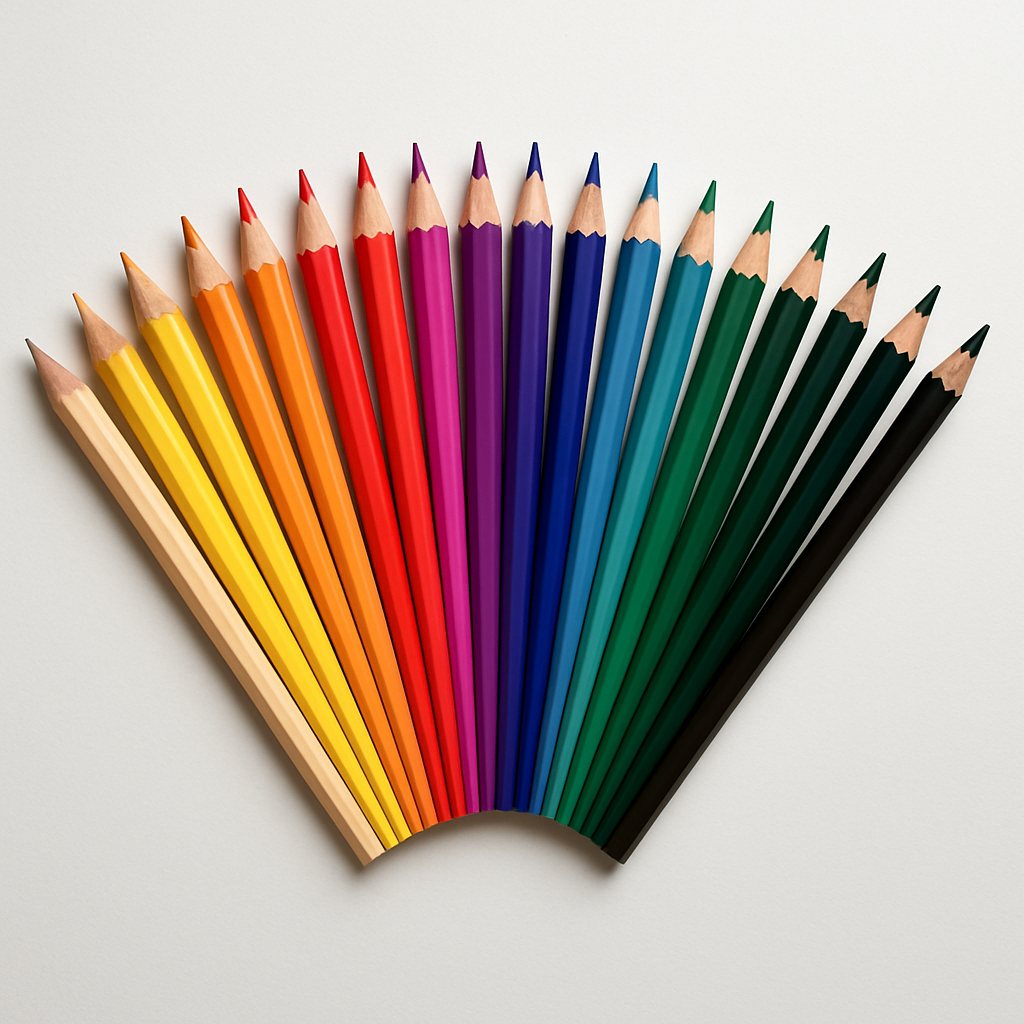 Premium Colored Pencils Set (18 Colors)