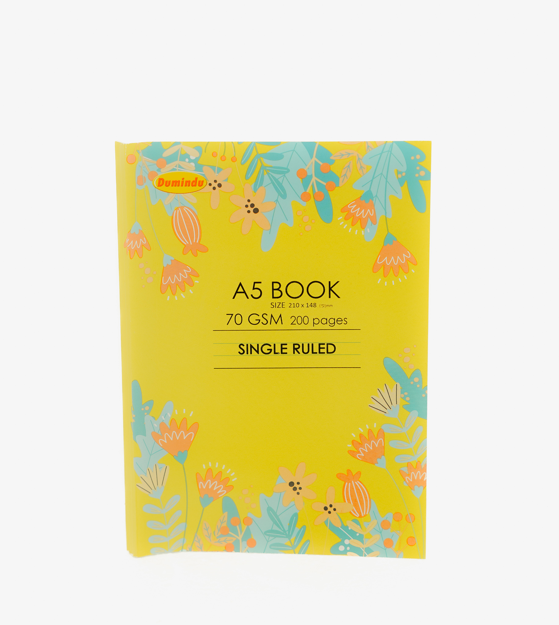 DUMINDU A5 200 Pages Exercise book (Single rule)