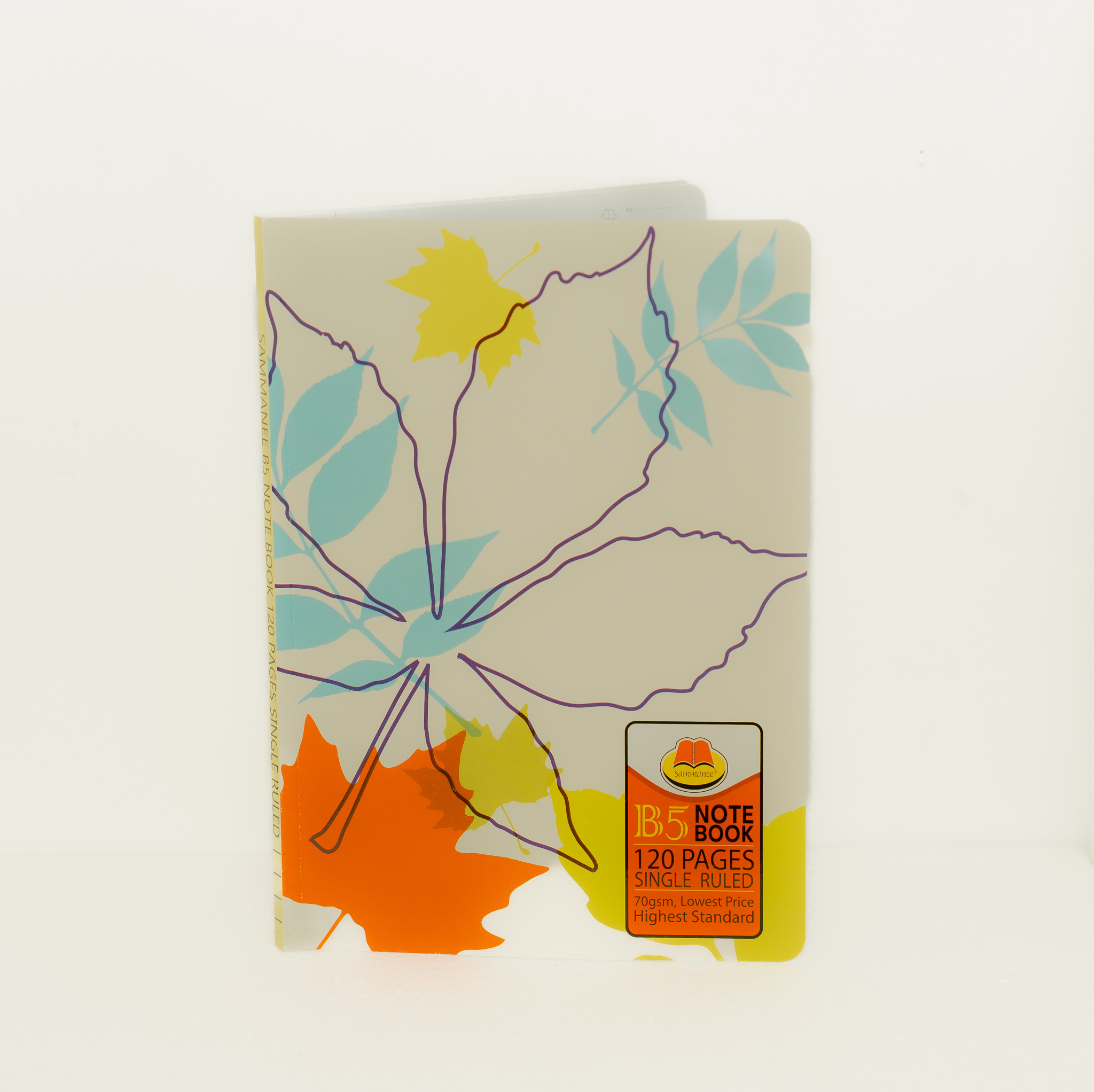 SAMMANEE B5 120 Pages Exercise book (Single rule)