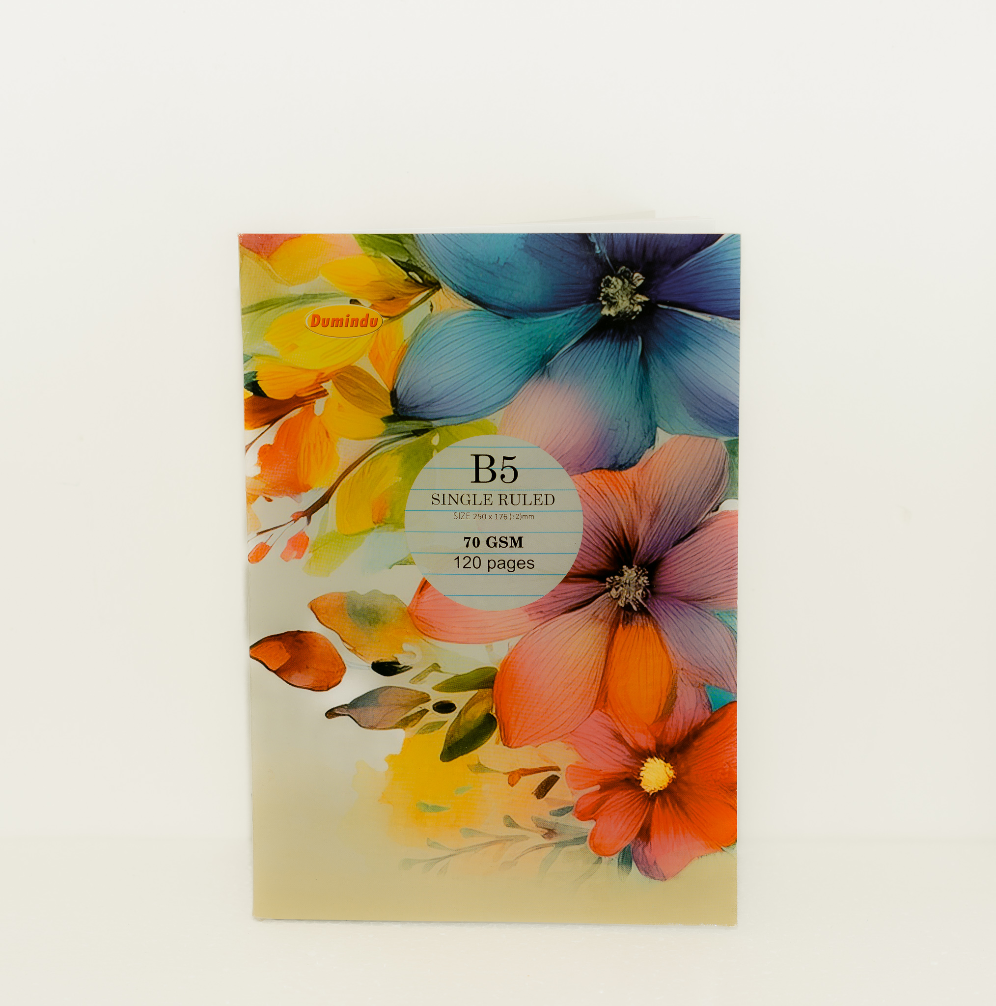 DUMINDU B5 120 Pages Exercise book (Single rule)