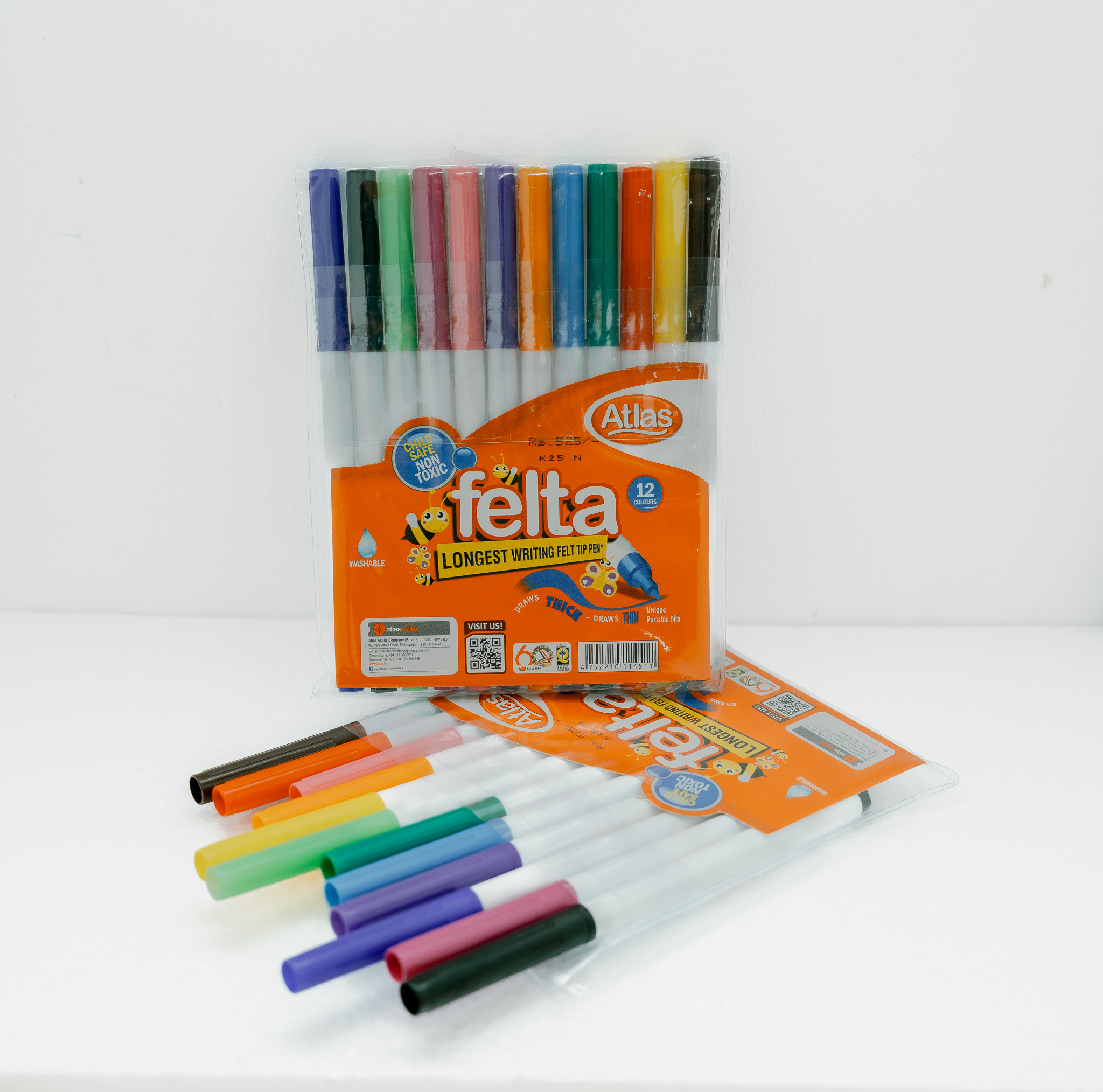 Atlas Platignum 12 Colours (Felta)