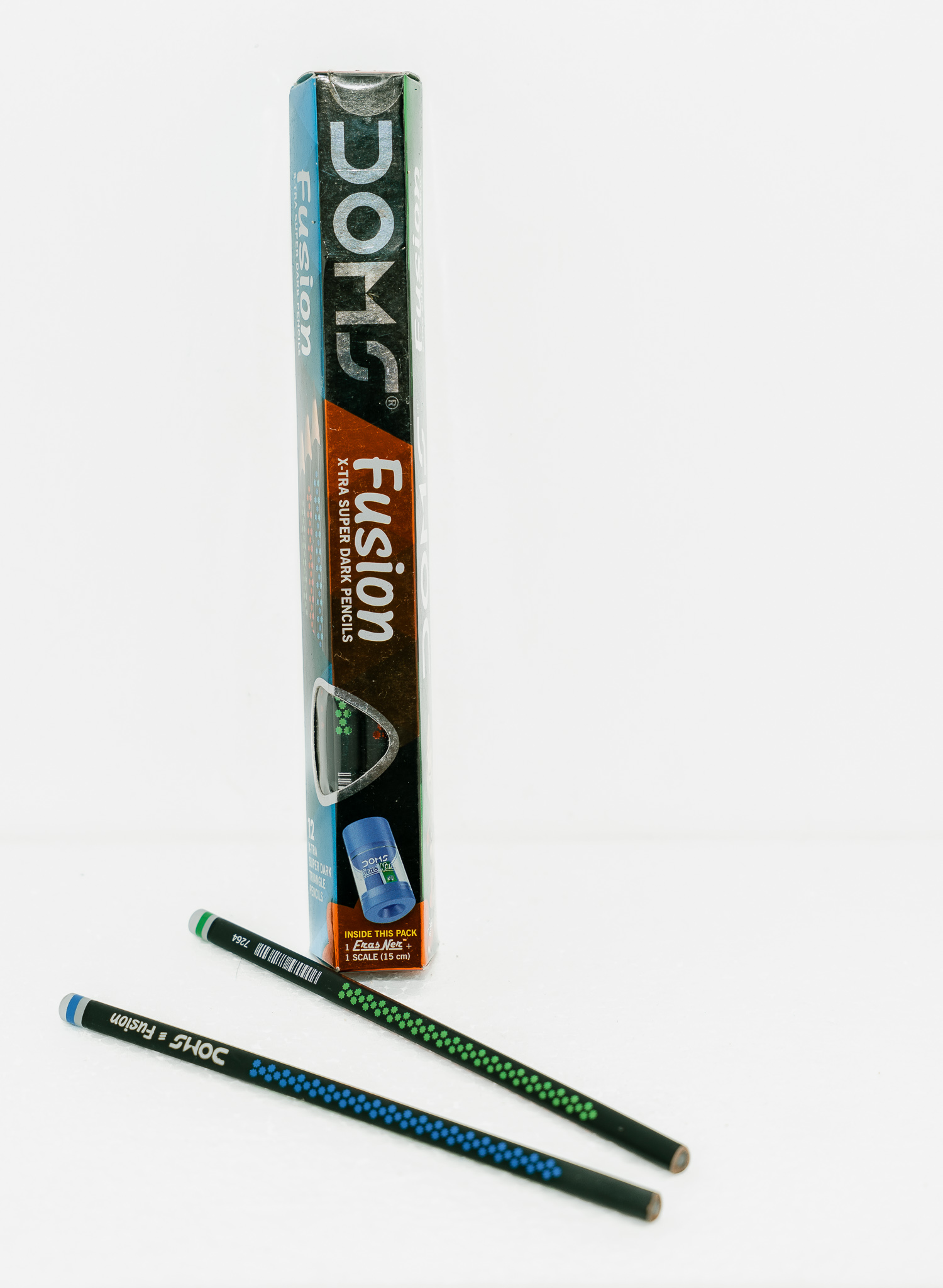 DOMS Fusion X-Tra Super Dark Triangular Pencils Pack