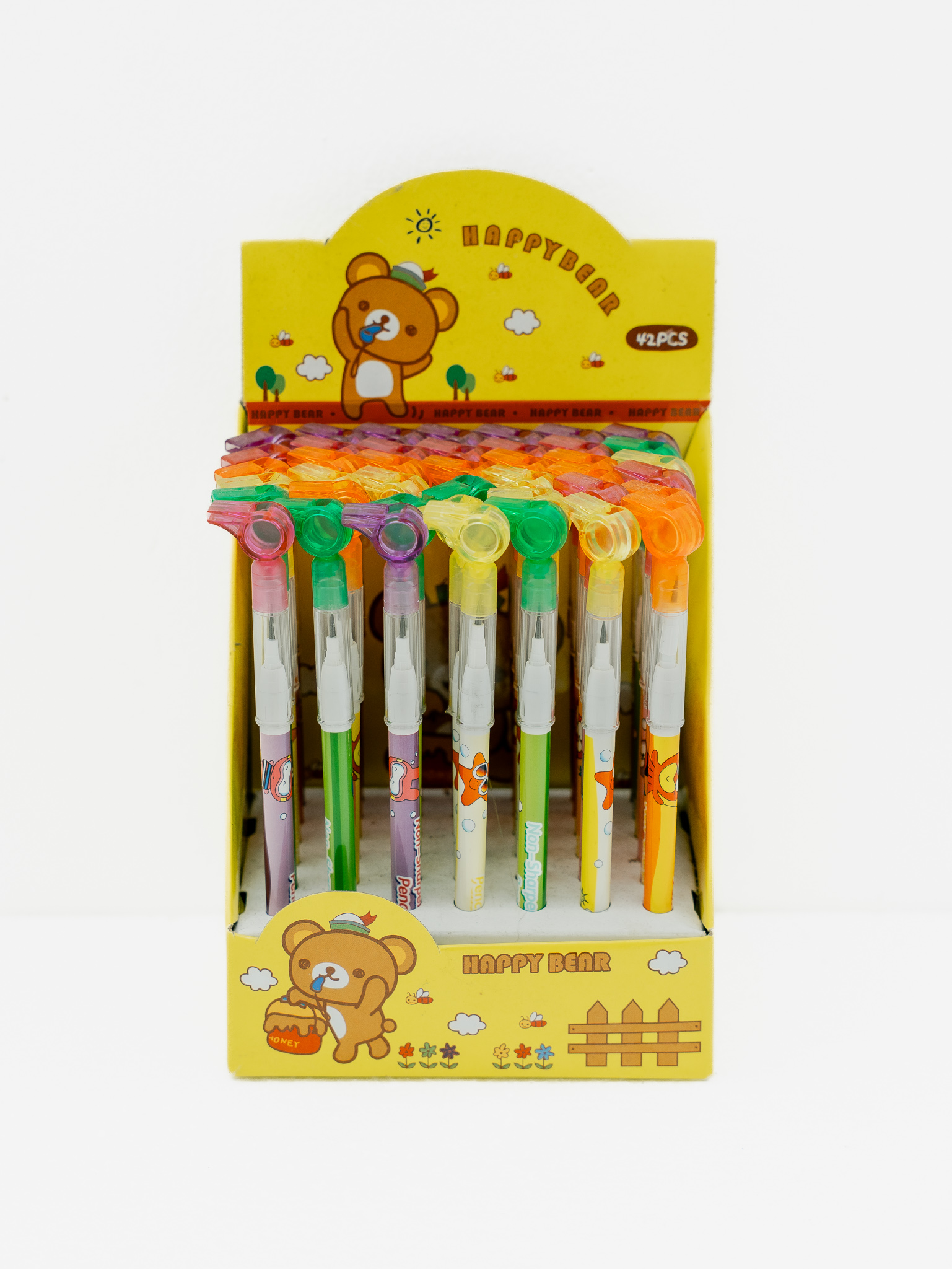Happy Bear Whistle Stacking Pencils