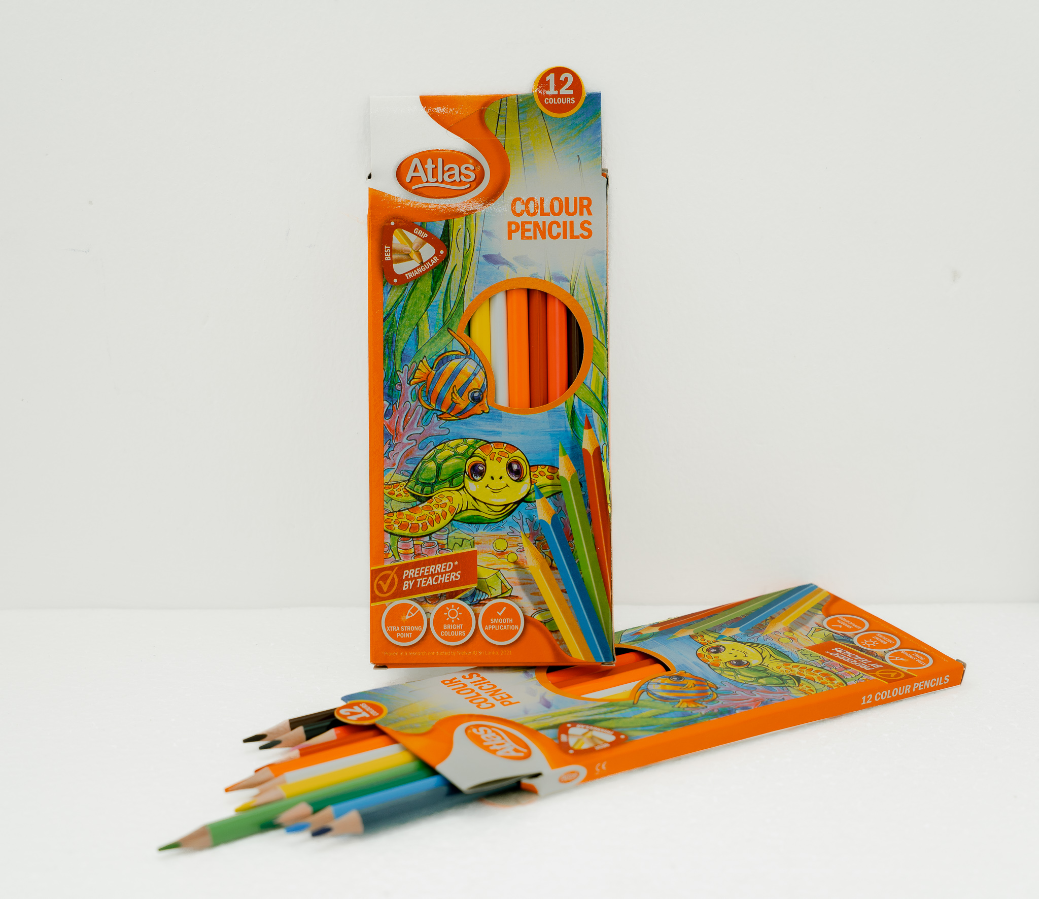 Atlas Colour Pensil Set 12 Colours
