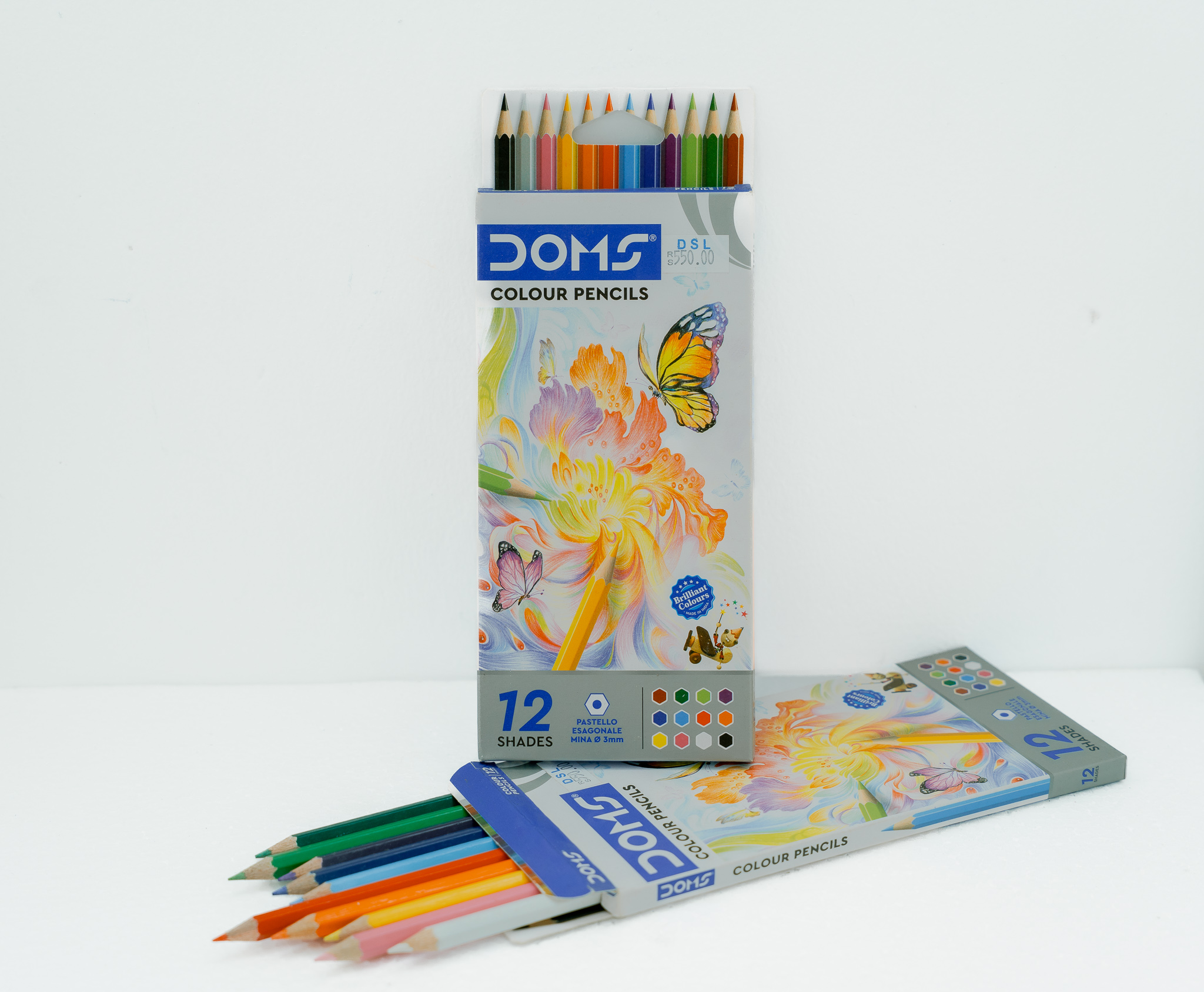 Doms Colour Pensil Set 12 Colours