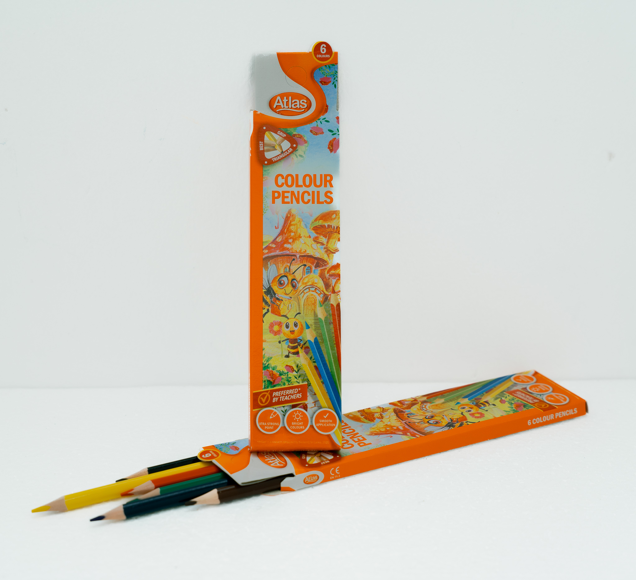 Atlas Colour Pensil Set 6 Colours